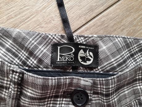 Kárované kalhoty vel. s, s