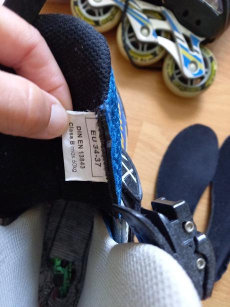 Dětské kolečkové brusle goodyear vel. 34-37, 34