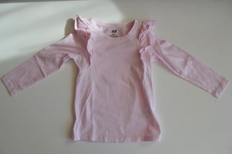 Trička s volánky 2ks, h&m,98