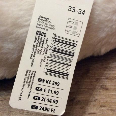 Nové teplé bačkory/papuče, f&f,33