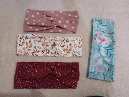 4krát látková čelenka,