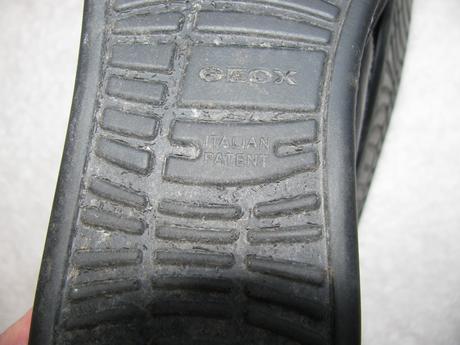 Černé kožené polokozačky s kožešinou geox, geox,38