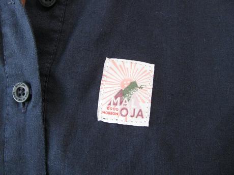 Dámská tmavě modrá halenka,3/4 rukáv, maloja, l