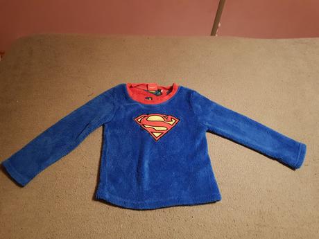 Fleesová mikina "superman"značky primark, vel.2-3, primark,98