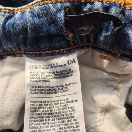 Chlapecké klučičí baggy rifle jeans vel 182 c&a, c&a,182