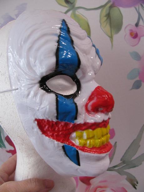Karneval-maska, škraboška šašek,klaun,