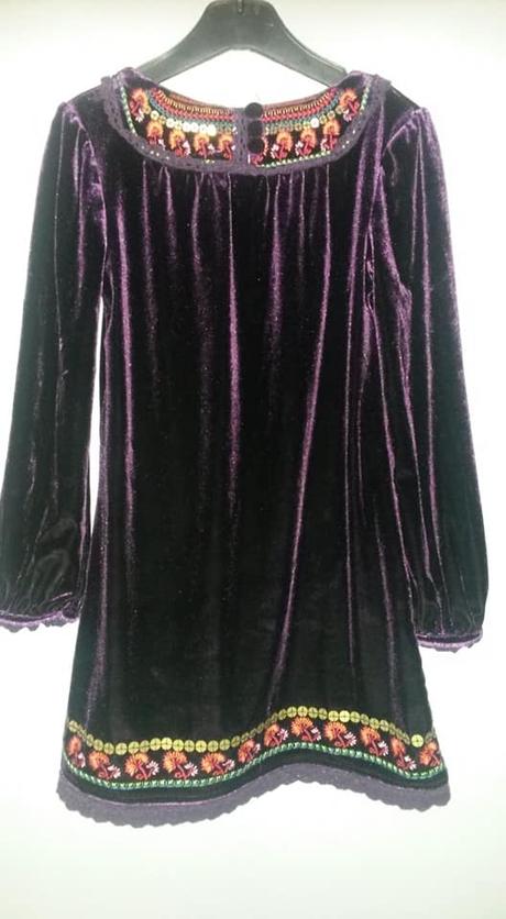 Sametové šaty next vel. 110, next,110