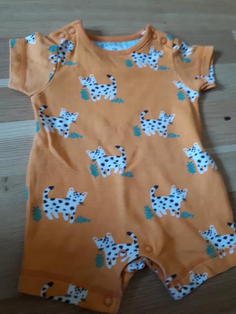 Letní overal s kočky vel. 56, john lewis,56