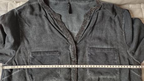 Tmavě šedá halenka, 38