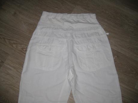 Letní bavlněné těhotenské kalhoty, c&a,40
