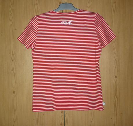 Červeno - bílé dámské tričko karl lagerfeld, s