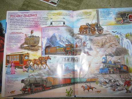 Knížka vlaky a železnice, 