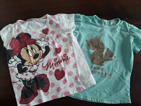 2x tričko krátký rukáv 98, disney,98
