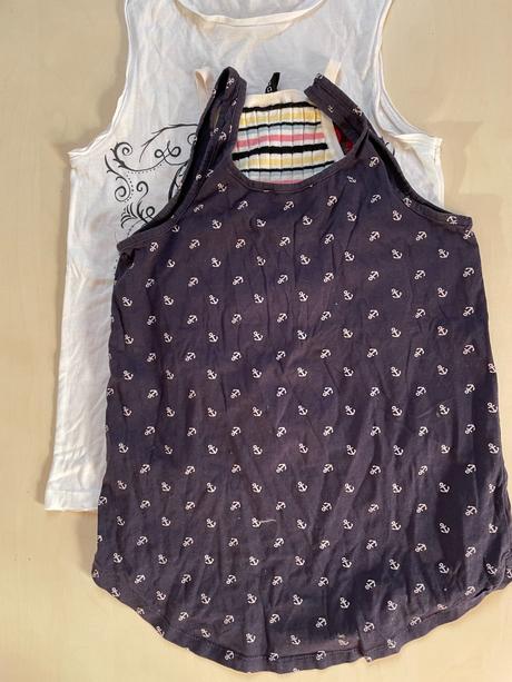 Set 3 tílek, vel xxs-xs, esmara,xs