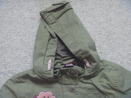 Jarní khaki parka s jednorožcem z. dopodopo v. 128, dopodopo,128