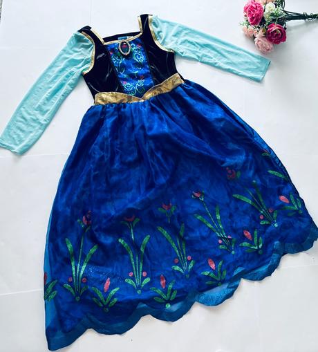 An11 / kostym anna frozen - v.7/8 let,