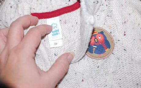 Parádní teplý svetřík caa, velikost 68, c&a,68