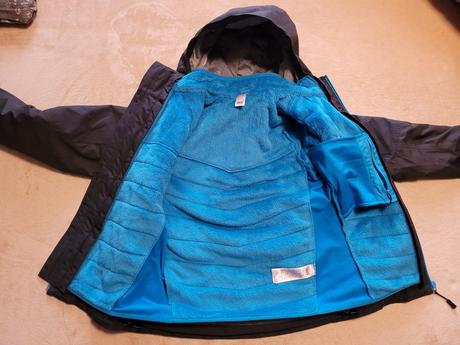 Zimni bunda 3v1, decathlon,152