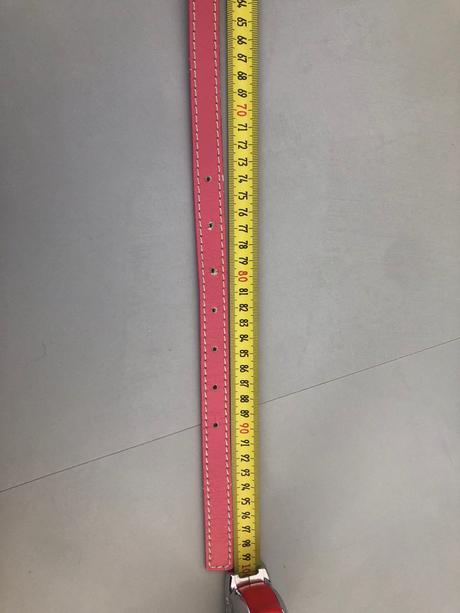Růžový kožený pásek diesel vel 36, 80cm, diesel