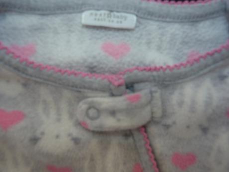 Flísový overálek se zajíčky vel.86, next,86