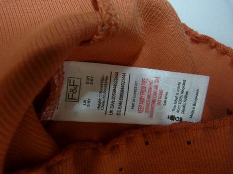 Ff žebrované tričko vel. 116, f&f,116