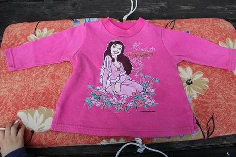 Dívčí mikina princezna -šípková růženka vel. 74-80, ladybird,74