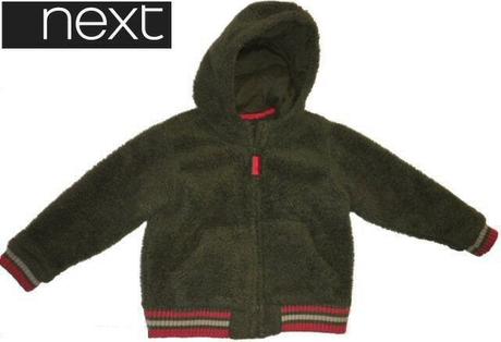 Čokoládově hnědá chlupatka - hřejivá bunda, 3y, next,98