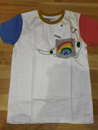 Bílé tričko a dinosaurem 122 next, next,122