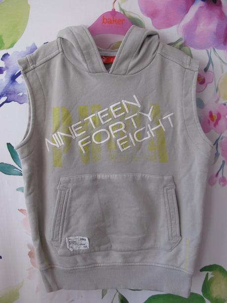 Mikinová vesta s kapucí, teplákovina puma/unisex, puma,128