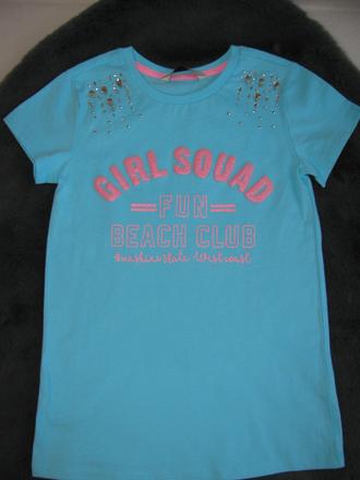 Bledě modré tričko s kamínky, george,122