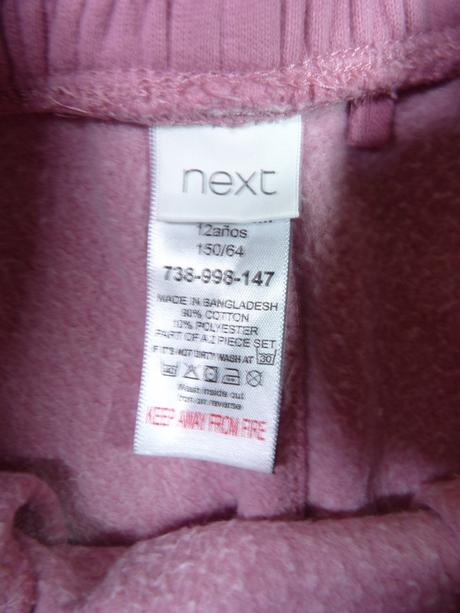 Tepláčky vel. 12 let, next,152