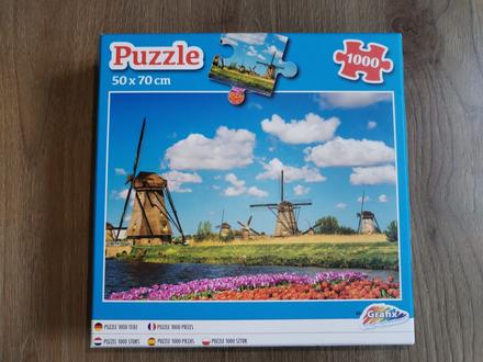 Nové puzzle jaro 1000 dílků, 