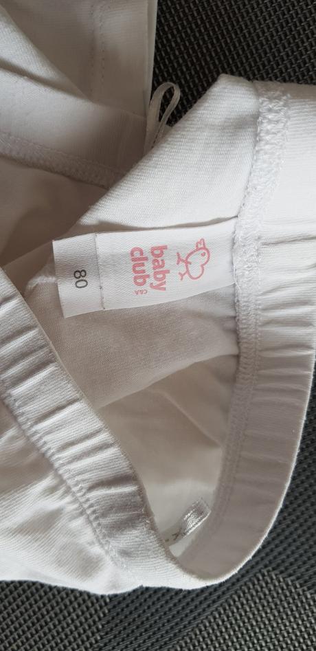 Dětské bílé 3/4 legínky ca vel. 80, c&a,80