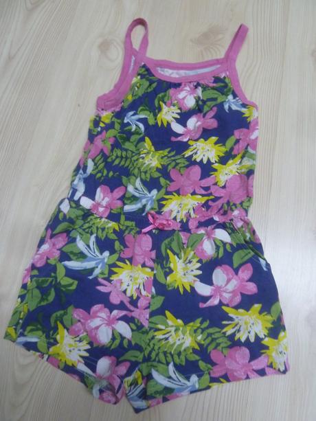 Letní krátký bavlněný overal, 122