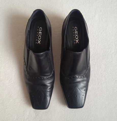 Dámské kožené polobotky geox 40, geox,40