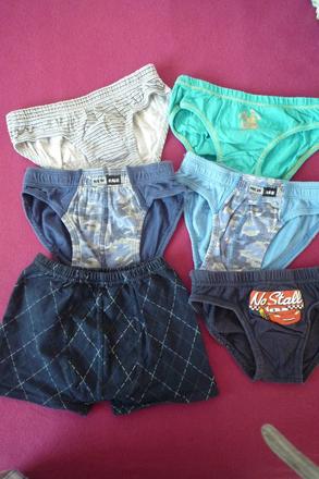 5 x slipy, 1 x trenkoslipy, 104