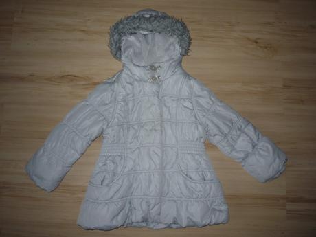 Šedá dívčí bunda na lítačku, george,116