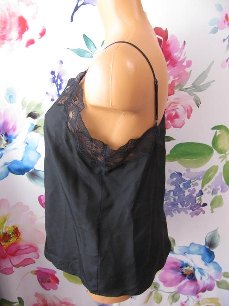 Hedvábný top s krajkou karl lagerfeld, 36