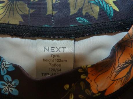 Next plavkové tričko upf 50+ vel.122, next,122