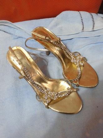 Plesové páskové boty s kamínky, 37