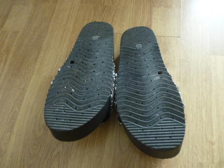 Třpytivé pantofle vel.39-40, 40