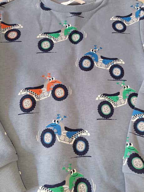 Mikina s motorky 116, marks & spencer,116