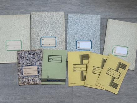 Sada retro sešitů, 9 ks,