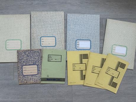 Sada retro sešitů, 9 ks,