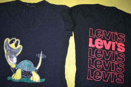 2x letní dívčí/ dámské tričko v.s,xs,164, xs