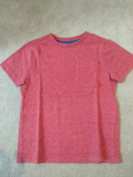 Červené melírovane tričko, f&f,98