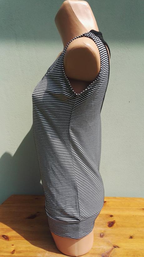 Pruhovaný top tílko elisu - vel.m, m