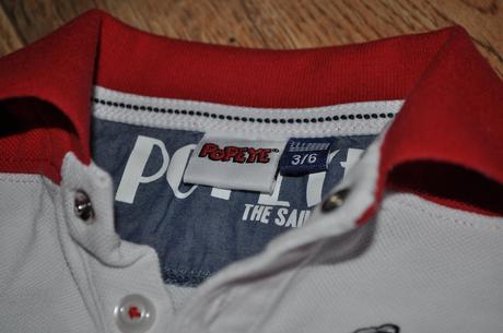 Tričko s límečkem "pepek námořník" (3-6 měsíců), 62