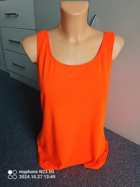 Tílko neón oranžové zn."janina" vel."m", m