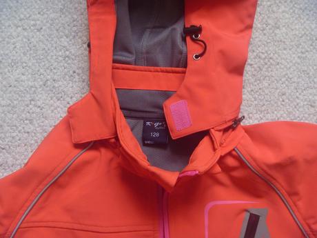 Růžová softshellová bunda zn. kugo vel. 128, kugo,128